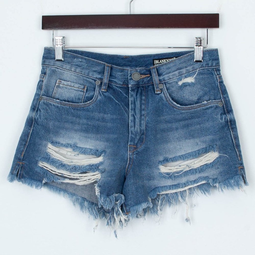 Blank NYC Hi Rise Denim Shorts Women's Size‎ 25